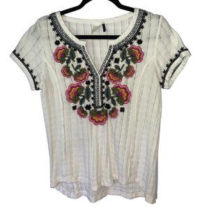 Anthropologie Akemi + Kin Floral Blouse (Size: M)